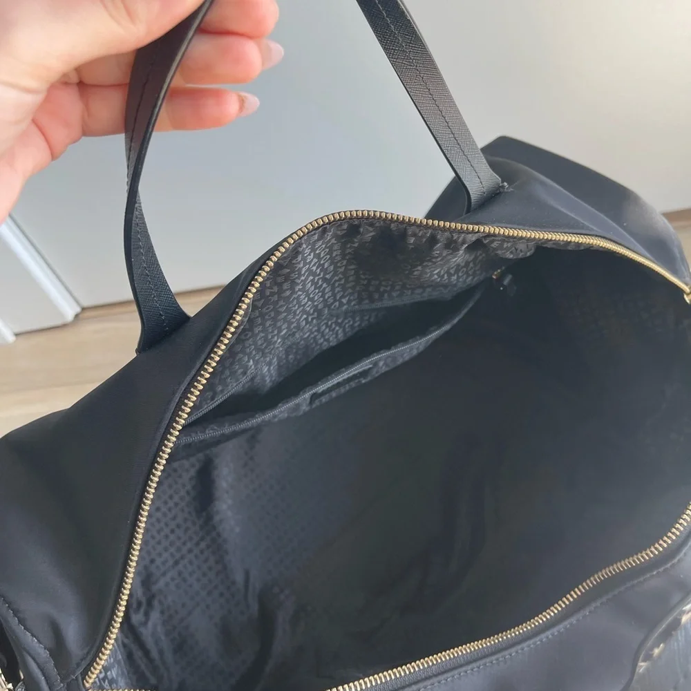 Kate Spade Black Nylon Duffle Bag Weekender